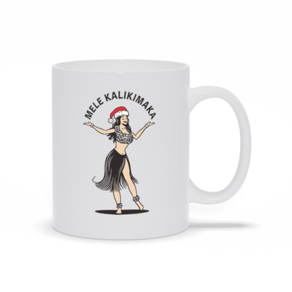 Holiday Coffee Mug - Mele Kalimaka Hawaiian Coffee Mug