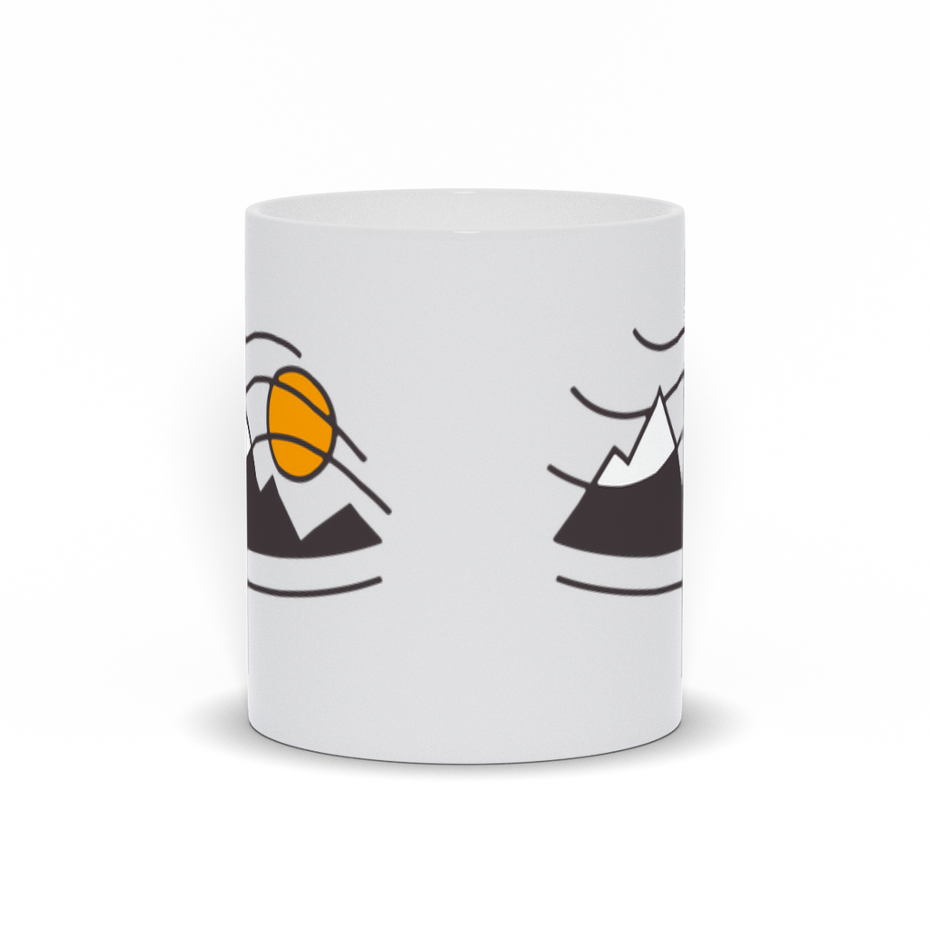 Outdoor Coffee Mug - Mountains Wind and Sun Coffee Mug