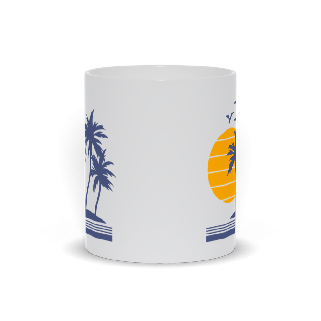 Outdoor Coffee Mug - Palm Trees, Seabirds and Sunsets Coffee Mug