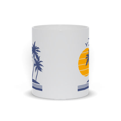 Outdoor Coffee Mug - Palm Trees, Seabirds and Sunsets Coffee Mug