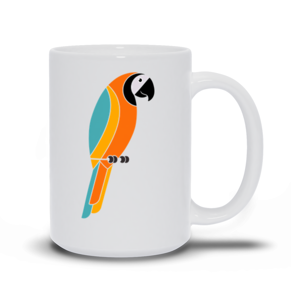 Animal Coffee Mug - Parrot Coffee Mug