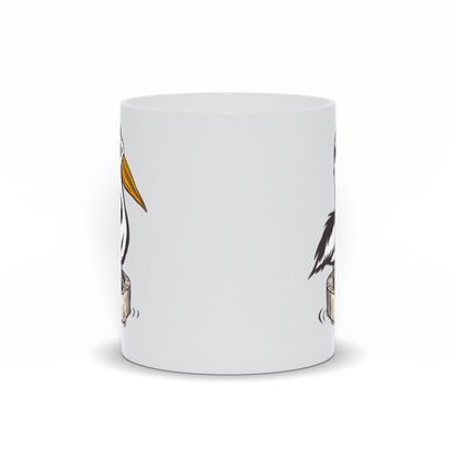 Animal Coffee Mug - Pelican on Pier Piling Coffee Mug