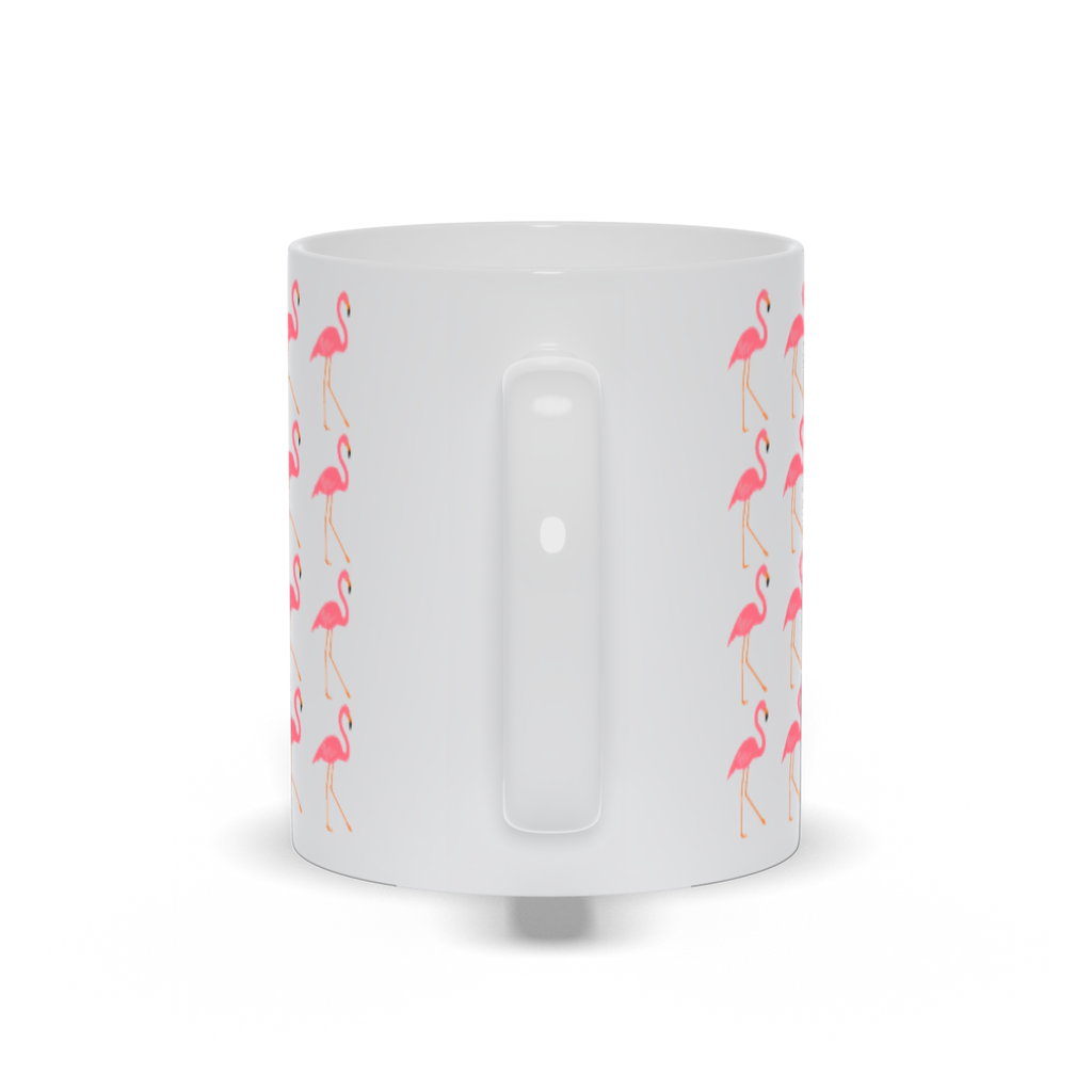 Animal Coffee Mug - Pink Flamingo Flock Coffee Mug