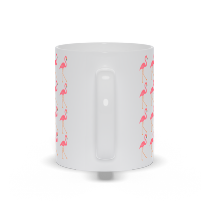 Animal Coffee Mug - Pink Flamingo Flock Coffee Mug