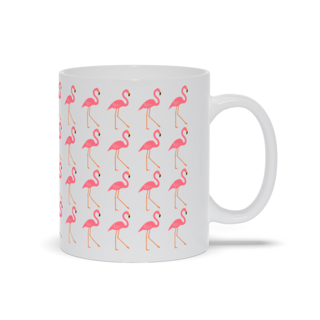 Animal Coffee Mug - Pink Flamingo Flock Coffee Mug