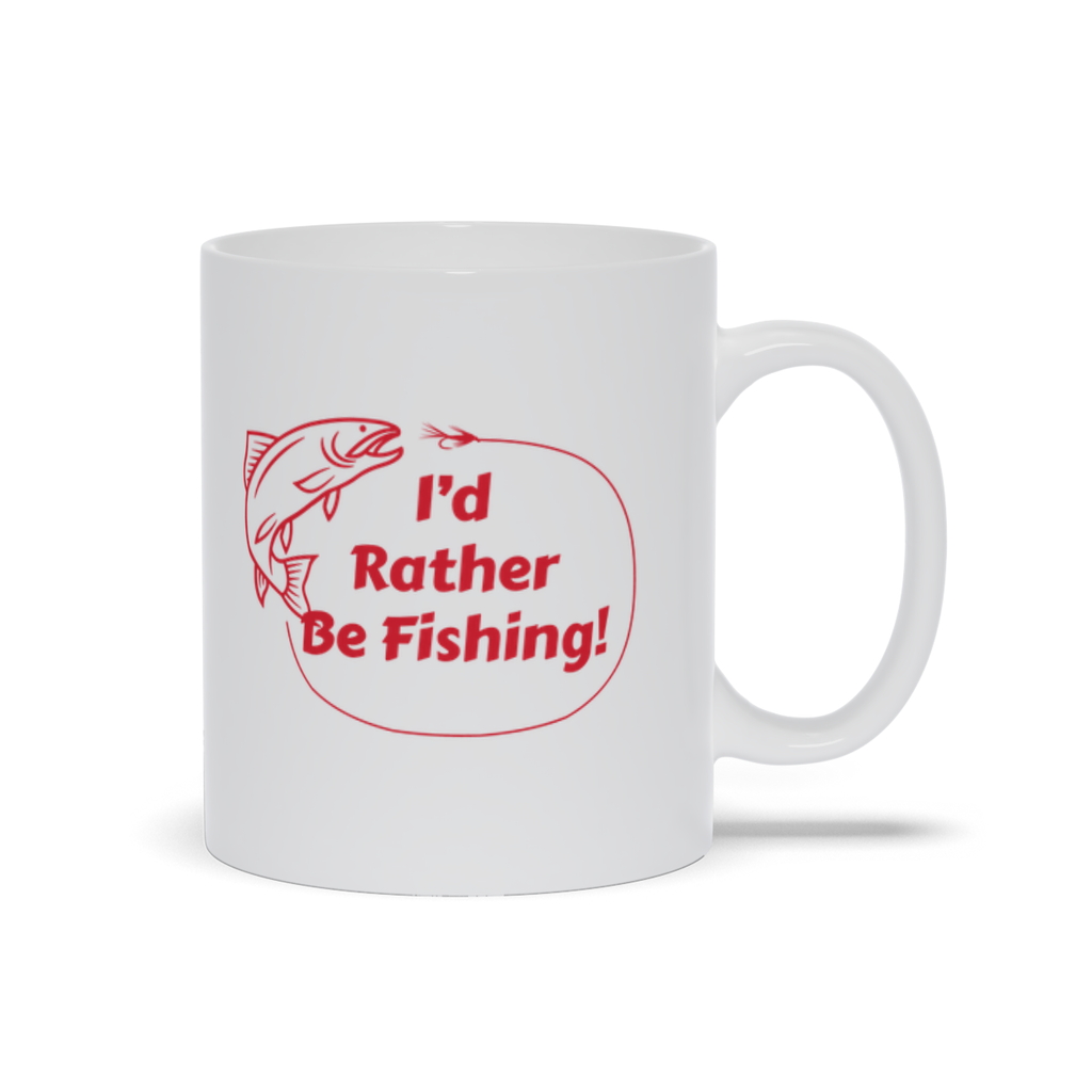 Fishing Coffee Mugs - I'd Rather Be Fishing Coffee Mug