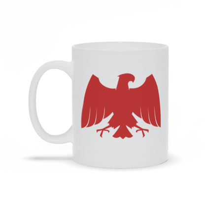 Animal Coffee Mug - Red War Eagle on Coffee Mug