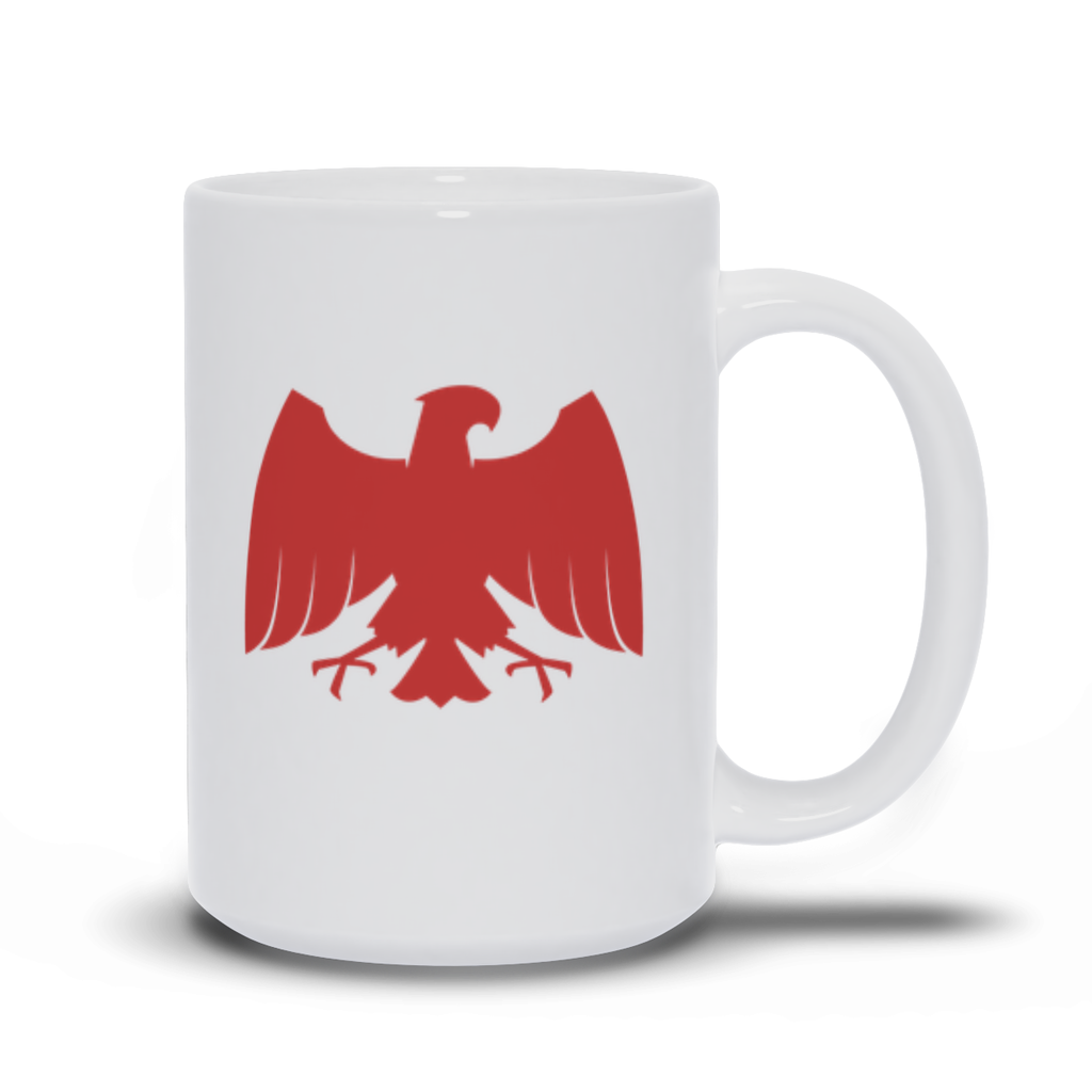 Animal Coffee Mug - Red War Eagle on Coffee Mug