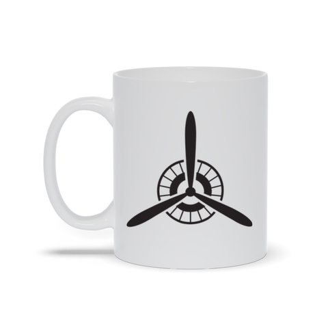 Airplane Coffee Mug - Retro Propeller Coffee Mug