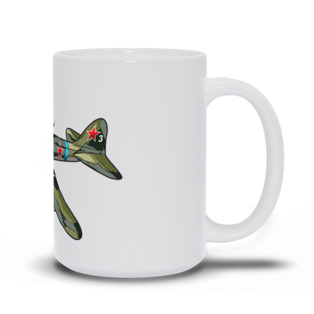 Military Coffee Mug - WWII Russian Schturmovik Airplane Coffee Mug