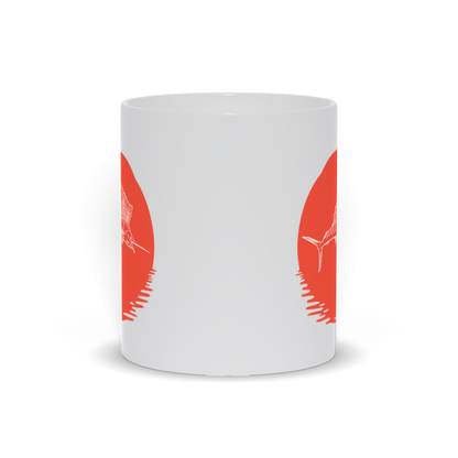 Animal Coffee Mug - Sailfish Jumping Over Water Coffee Mug