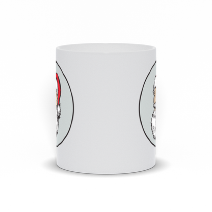 Holiday Coffee Mug - Santa Claus on a Coffee Mug