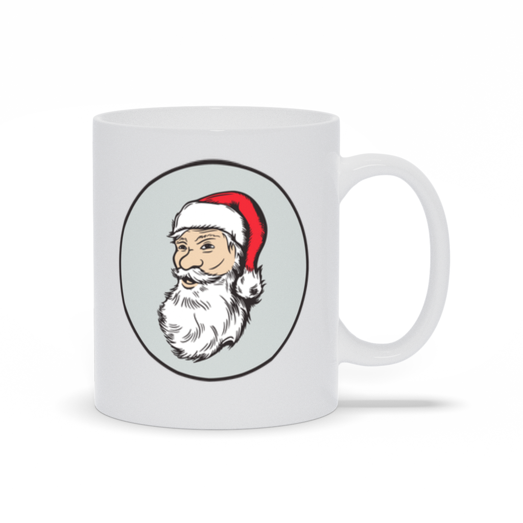 Santa Character Personalized Christmas Mug 11oz White
