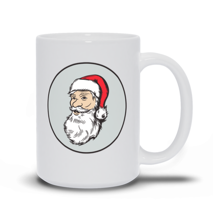 Holiday Coffee Mug - Santa Claus on a Coffee Mug