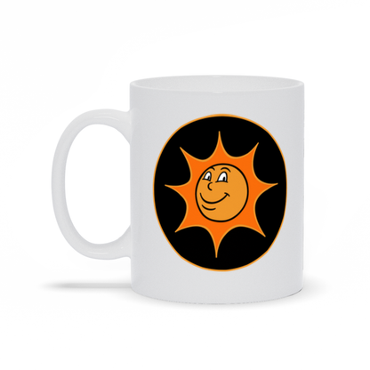 Outdoor Coffee Mug - Smiling Sun Coffee Mug