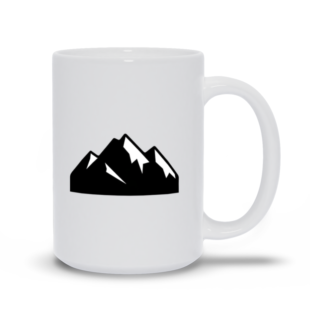 Mountain Coffee Mug - Snow Capped Mountain Landscape Coffee Mug