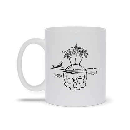 Fishing Coffee Mug - Stranded On Island Fishing Coffee Mug