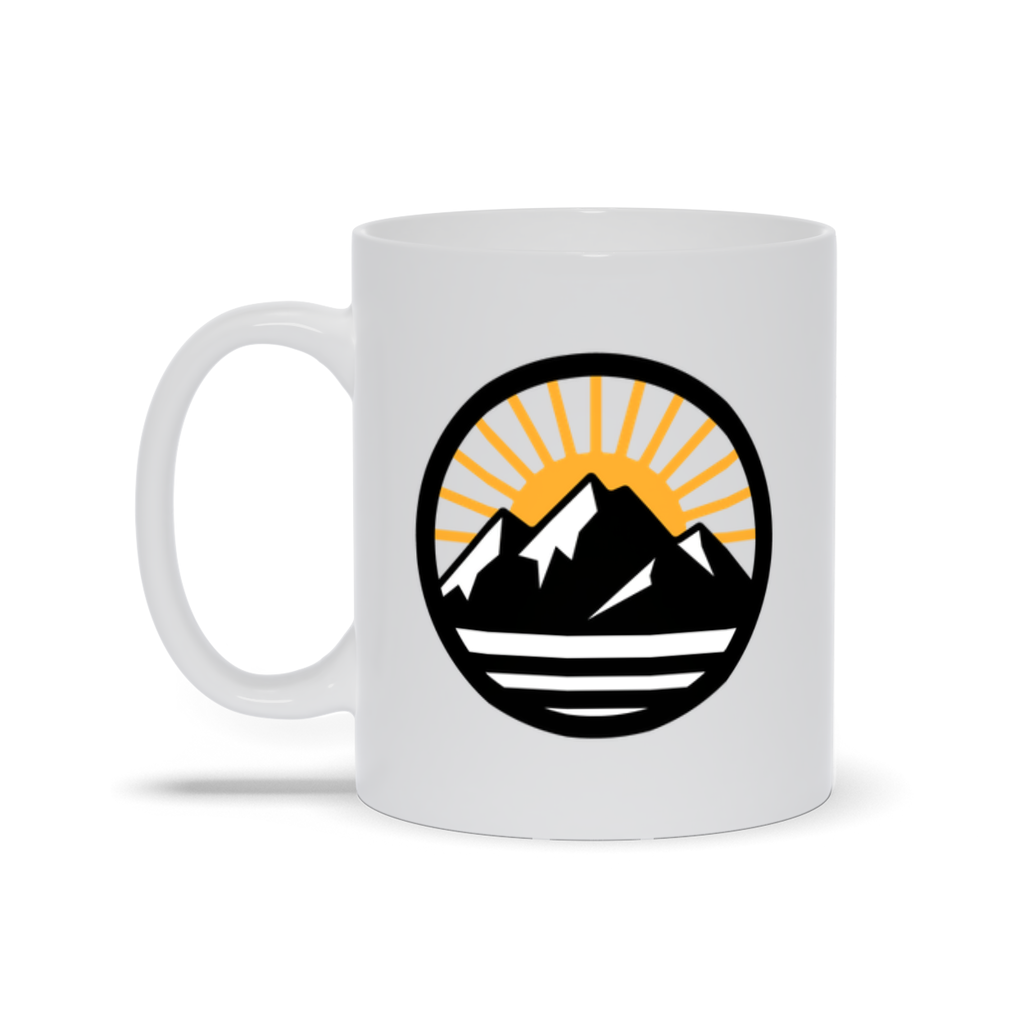 Mountain Coffee Mug - Sunsrise over Mountains Coffee Mug