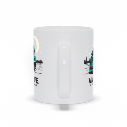 Holiday Coffee Mug - Christmas coffee mug with a Van and Christmas Tree on Top