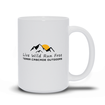 Terra Cascade Outdoors Stand Strong Roam Free Bear Coffee Mug