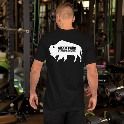 Terra Cascade Outdoors Roam Free Stand Strong Buffalo Tee