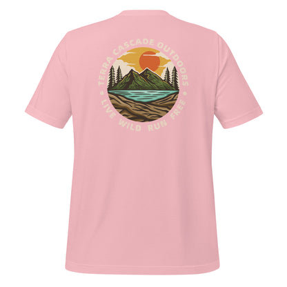 Terra Cascade Outdoors Live Wild Run Free t-shirt