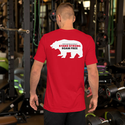 Terra Cascade Outdoors The Stand Strong, Roam Free Bear T-shirt