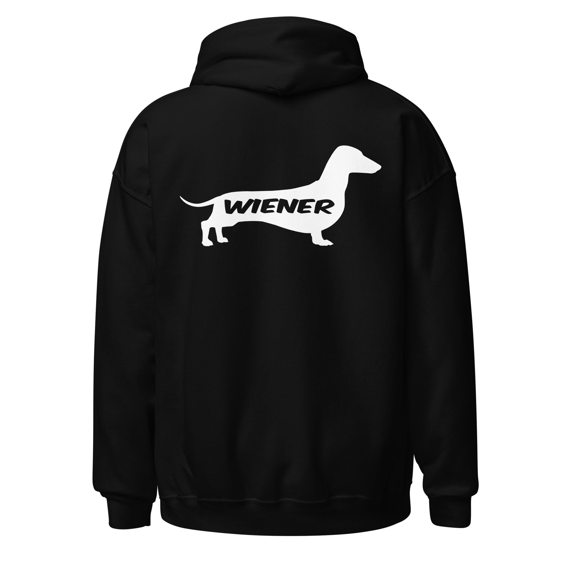 Dachshund Wiener Dog Hoodie Black