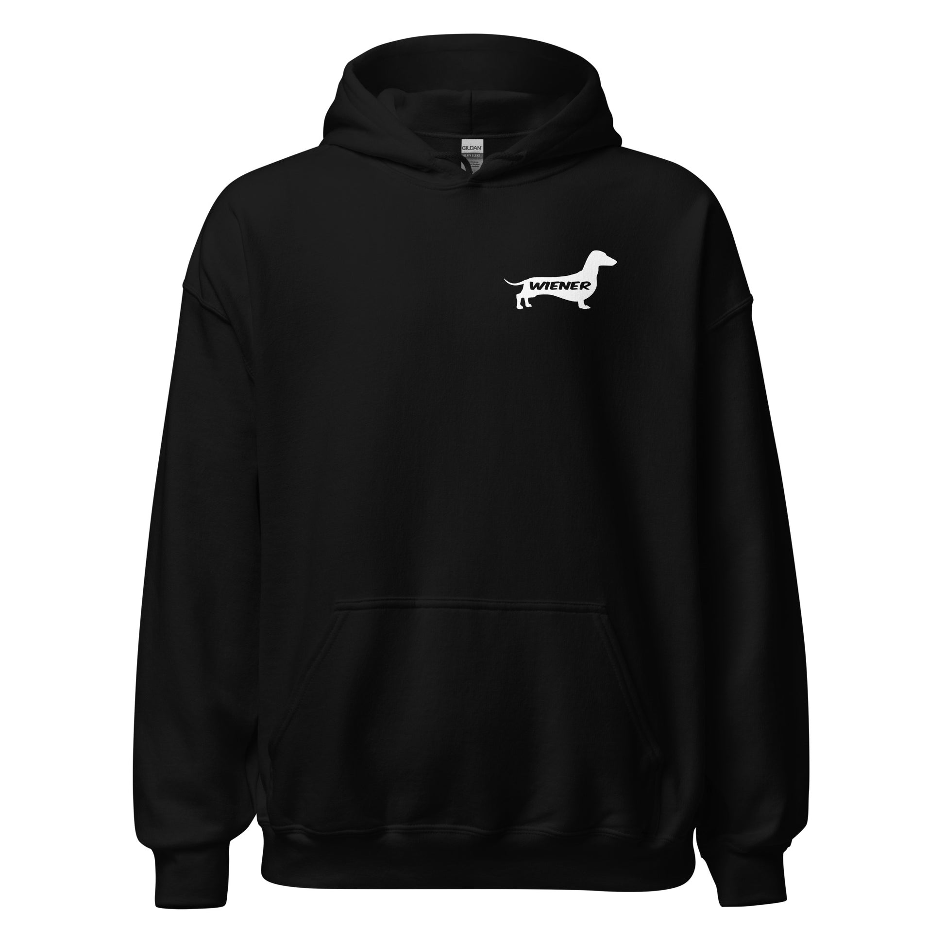 Dachshund Wiener Dog Hoodie Black