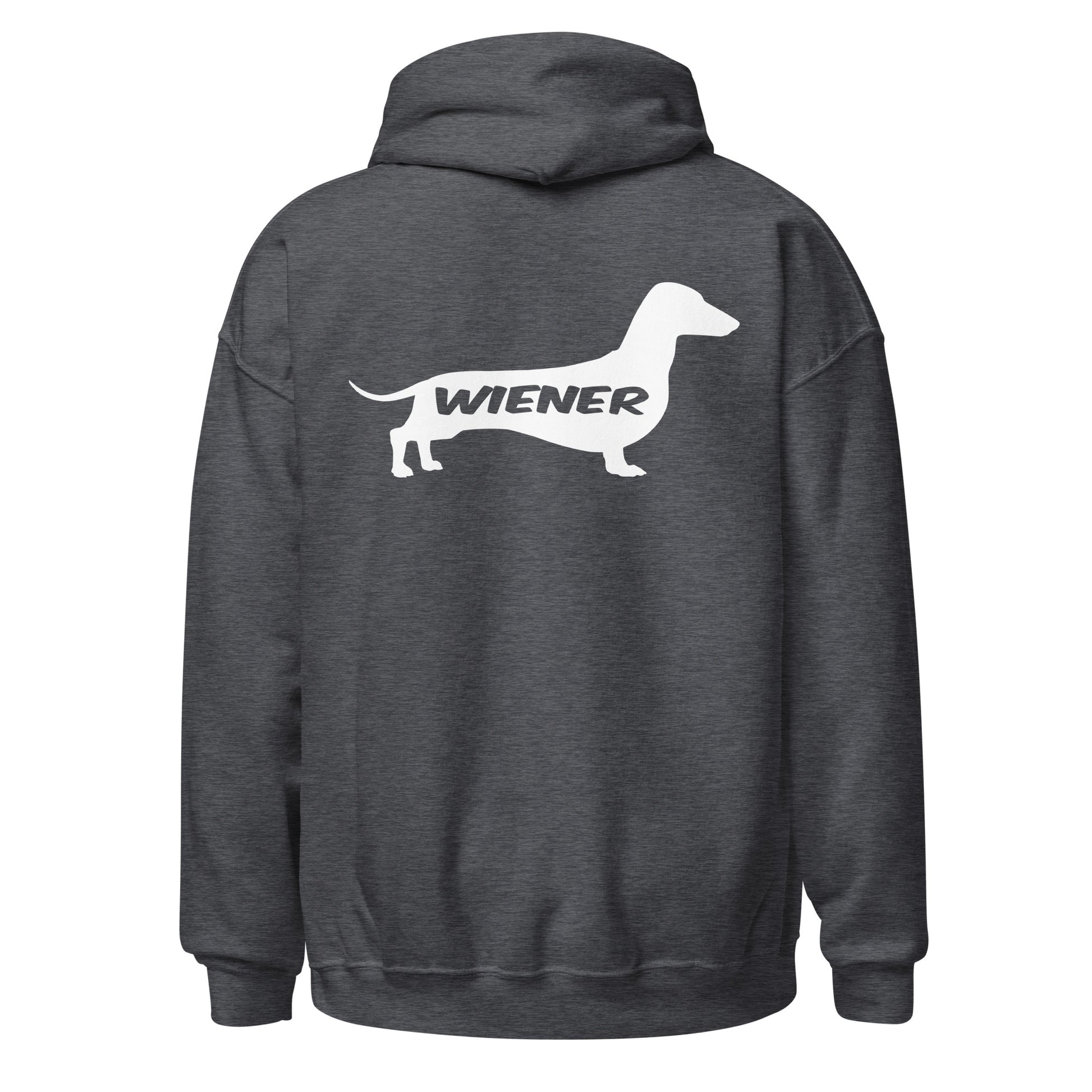 Dachshund Wiener Dog Hoodie Dark Gray