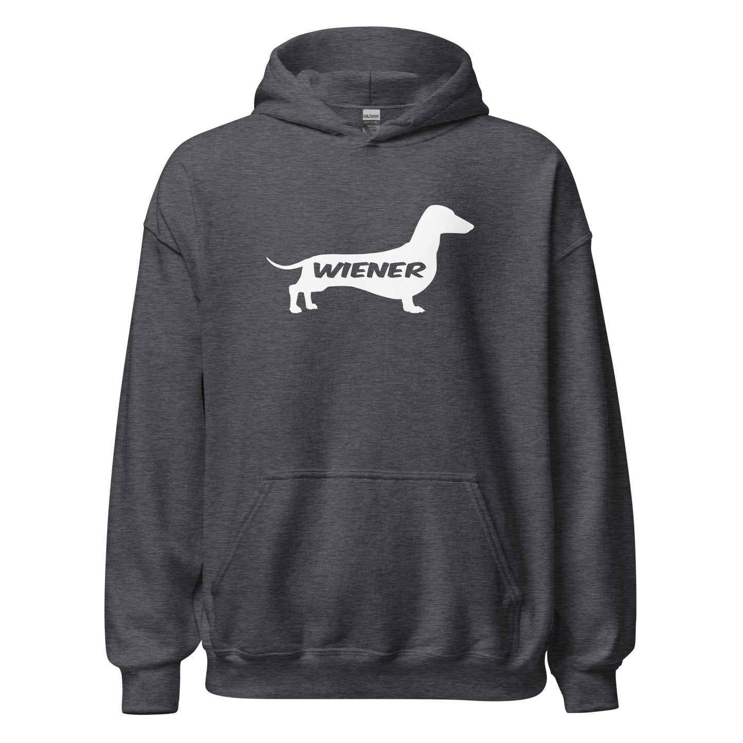 Dachshund Wiener Dog Hoodie Dark Grey