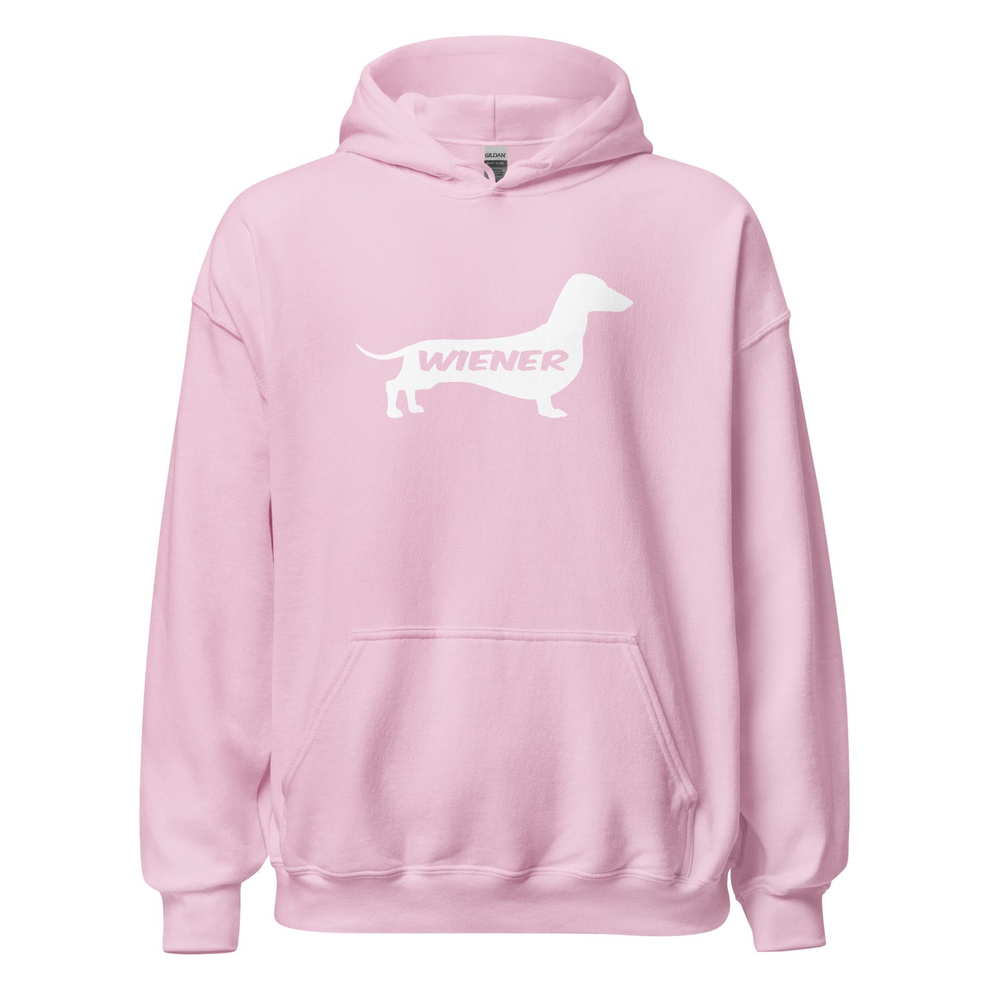 Dachshund Wiener Dog Hoodie Pink