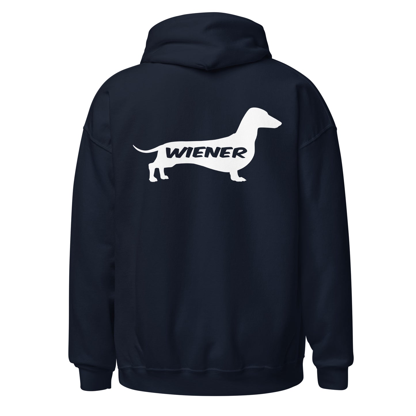 Dachshund Wiener Dog Hoodie Navy