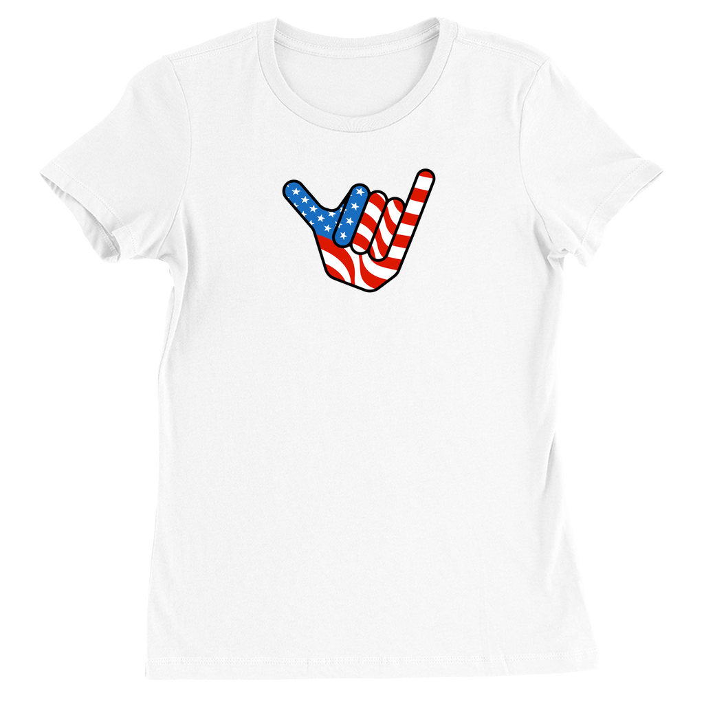 Hang Ten Patriotic USA Women's T-Shirt