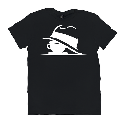 Coffee Mugs and Hats Logo T-Shirt