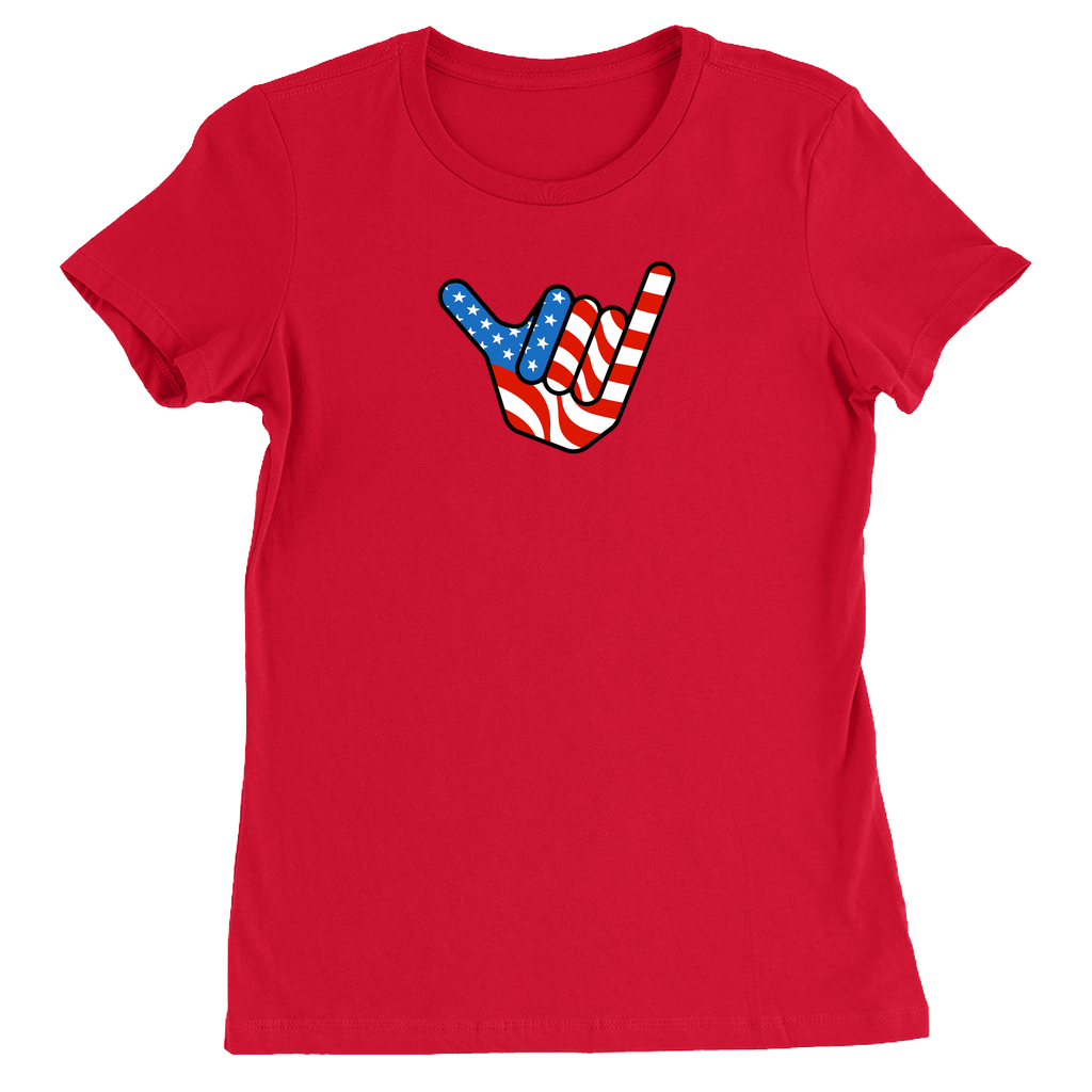 Hang Ten Patriotic USA Women's T-Shirt