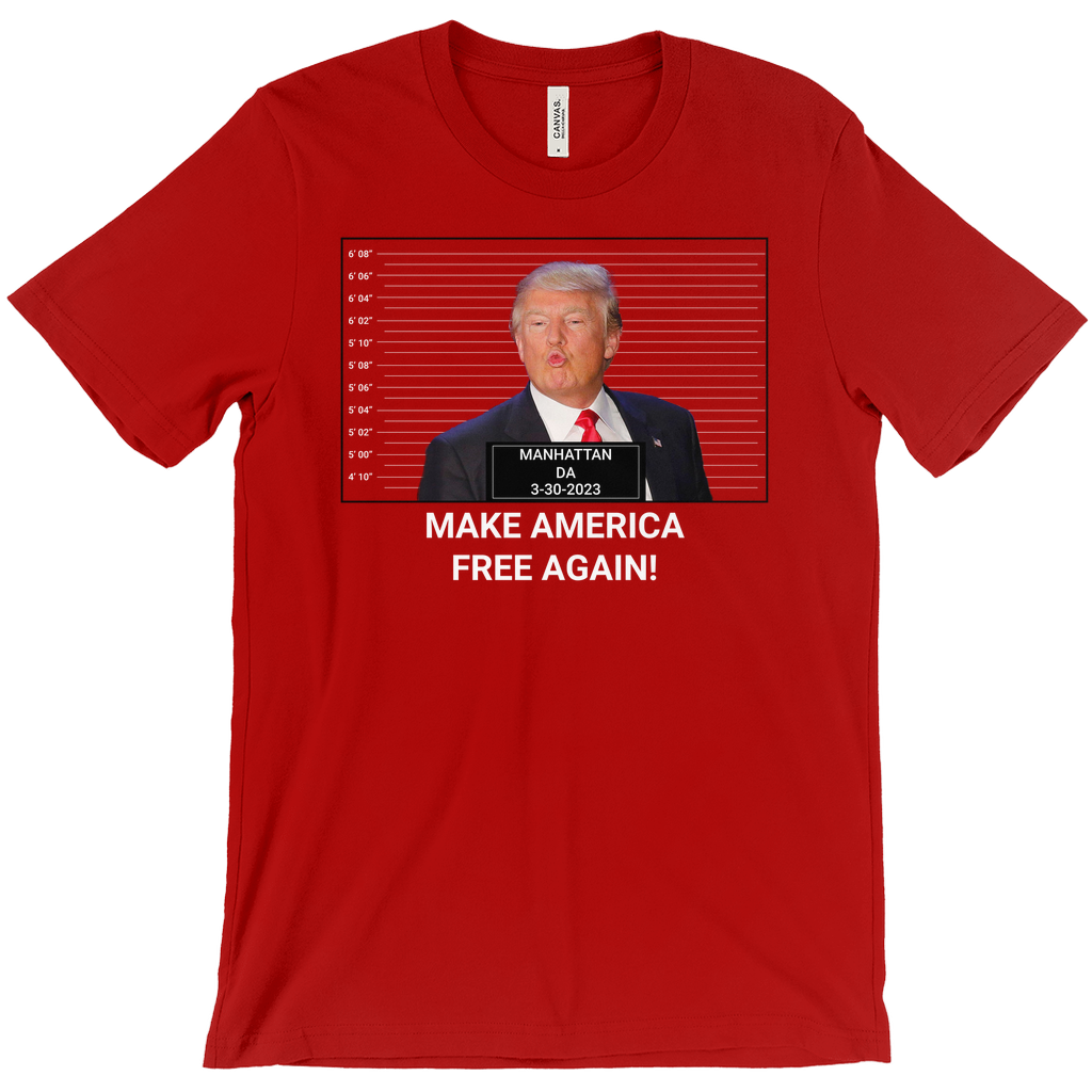 Make America Free Again Trump Indictment T-Shirt