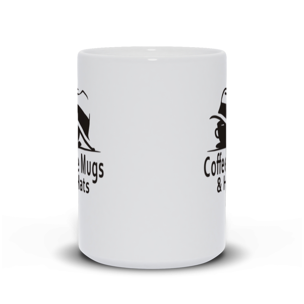 Coffee Mugs and Hats Logo 15oz Coffee Mug