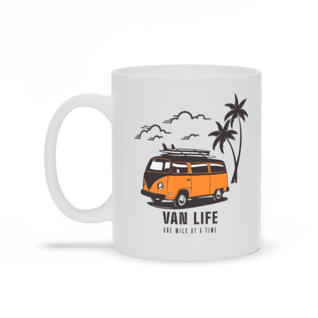 Coffee Mug Van Life One Mile At A Time 11oz