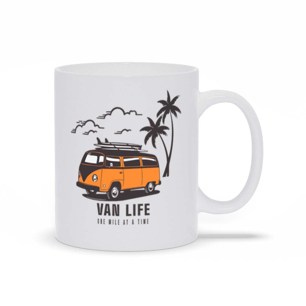 Van Life One Mile at a Time Coffee Mug