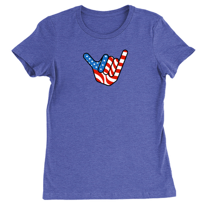 Hang Ten Patriotic USA Women's T-Shirt