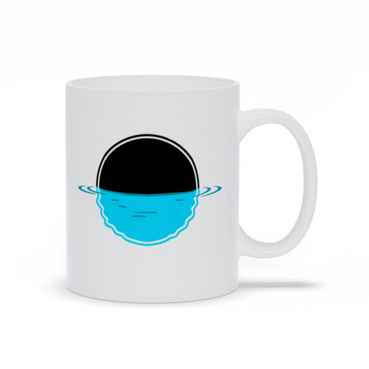 Black Moon Ocean Reflection Coffee Mug