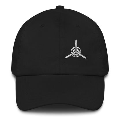 Retro Airplane Propeller Dad hat