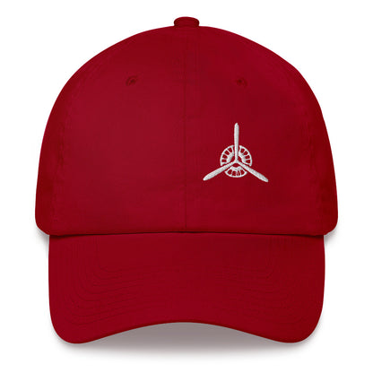 Retro Airplane Propeller Dad hat