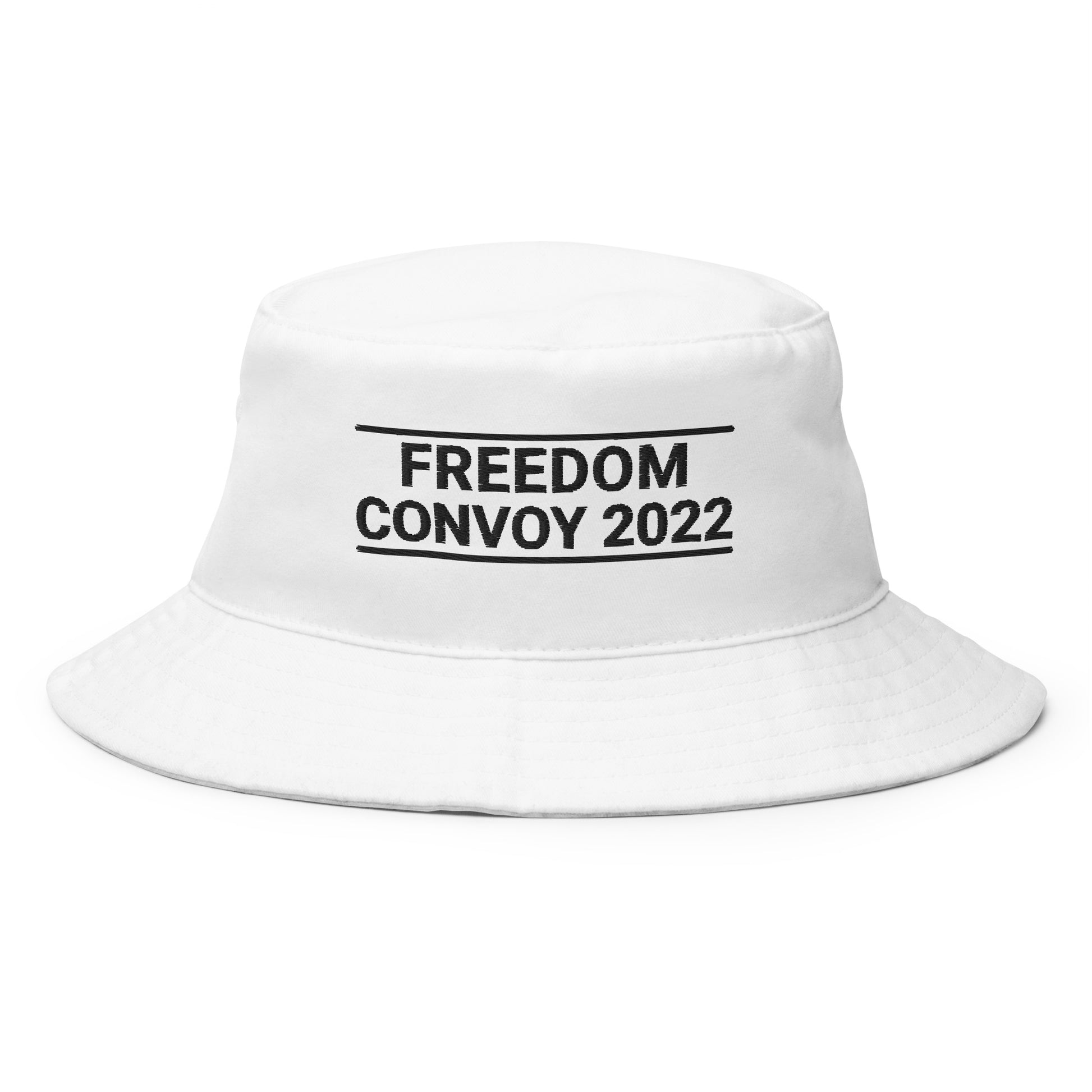 Freedom Convoy 2022 Bucket White Hat.