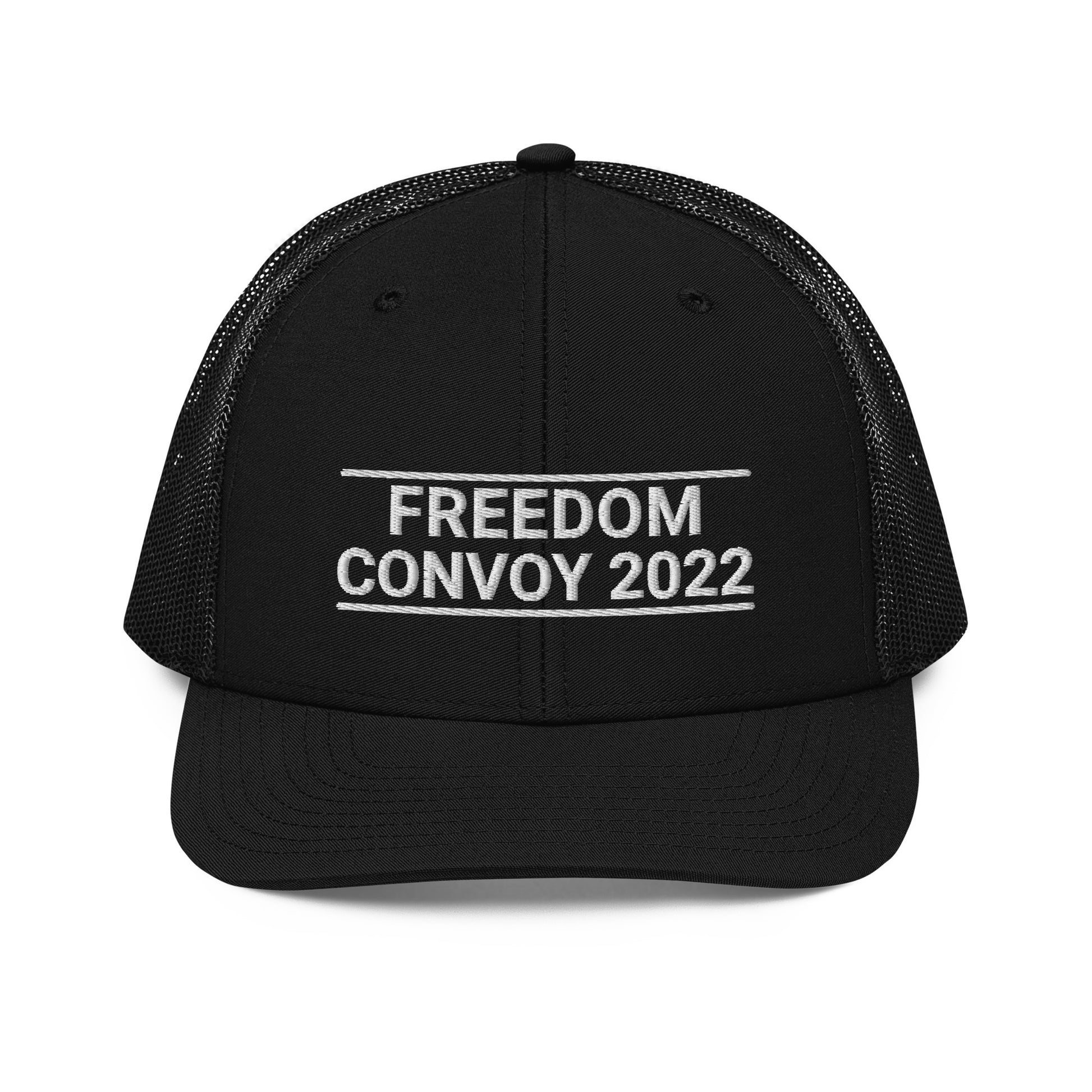 Freedom Convoy 2022 embroidered Richardson 1122 Black hat.