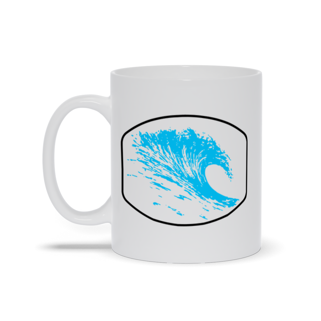 Big Blue Wave Coffee Mug Right