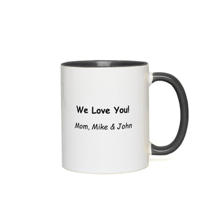 Best Mom Ever Personalized Accent Coffee Mug