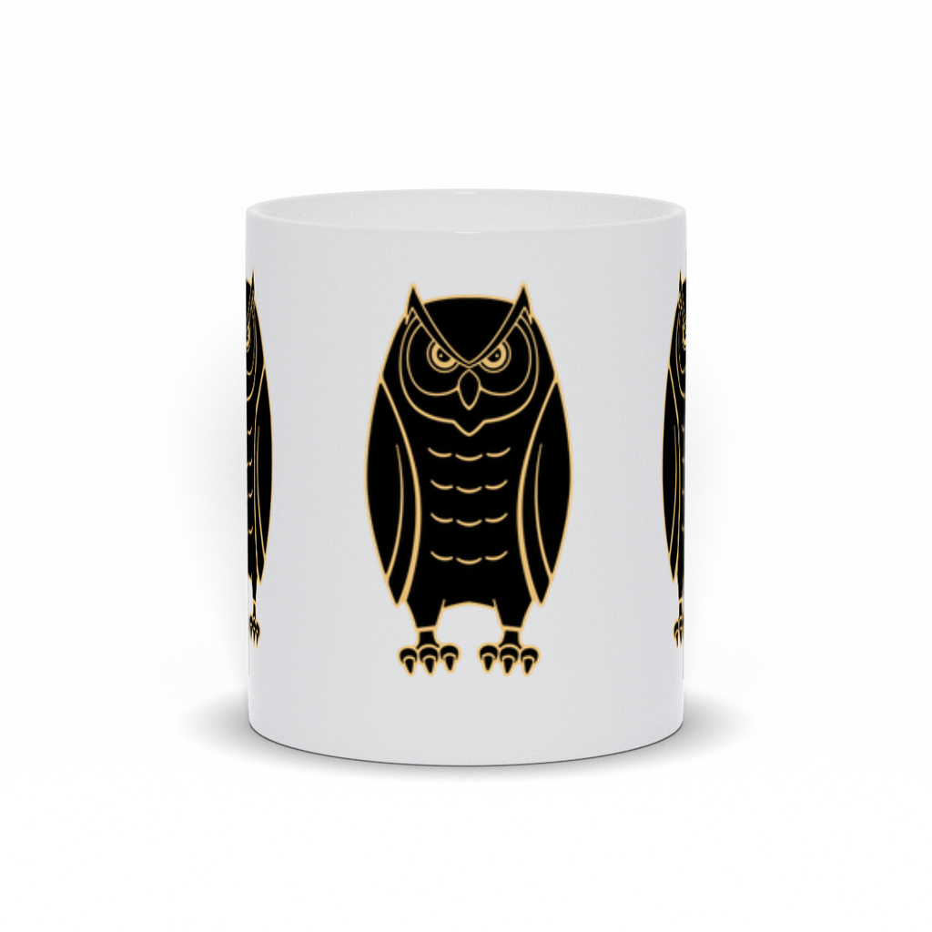 Animal Coffee Mug - Three Owls on a Coffee Mug