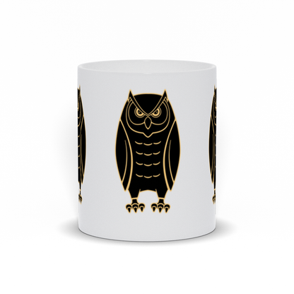 Animal Coffee Mug - Three Owls on a Coffee Mug